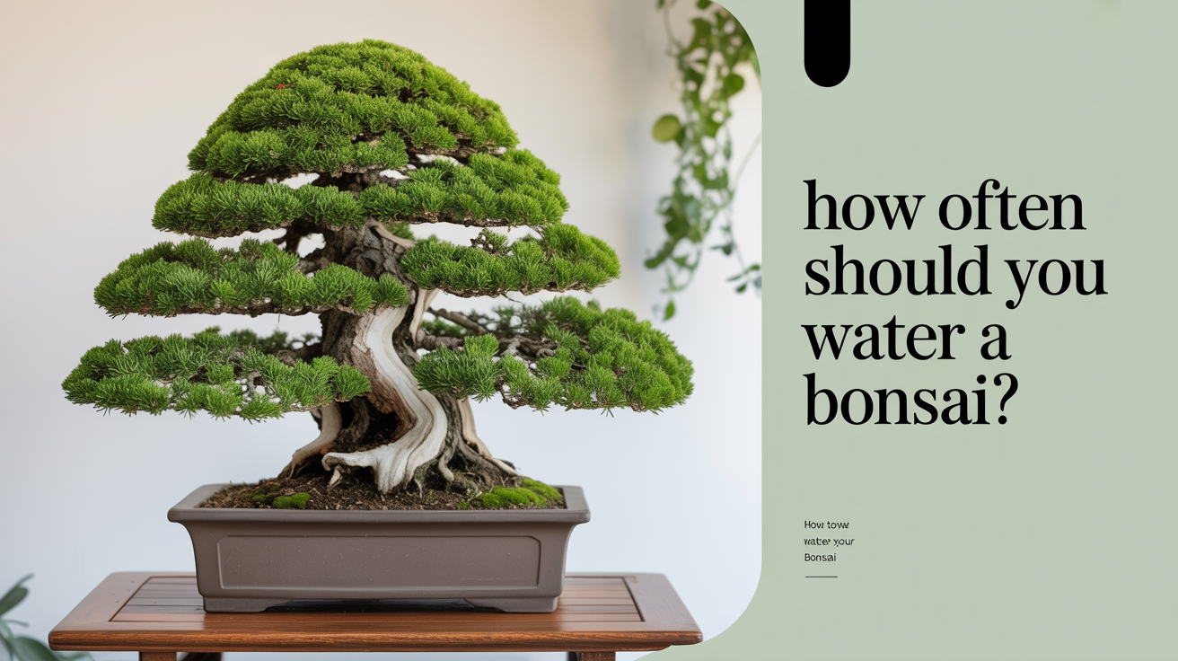 How to know when to water your bonsai